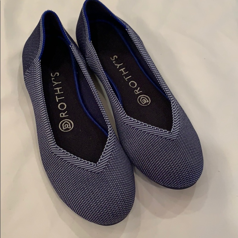 Rothy’s slip on ballet recycled materials flat